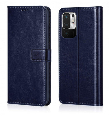 Cockcrow Flip Cover for Redmi Note 10T 5G(Blue, Shock Proof, Pack of: 1)
