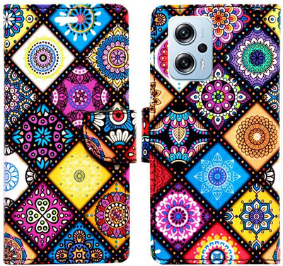 Realgo Flip Cover for Redmi K50i 5G(Purple, Pack of: 1)