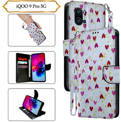 PARGO Flip Cover for iQOO 9 Pro 5G(White, Pack of: 1)