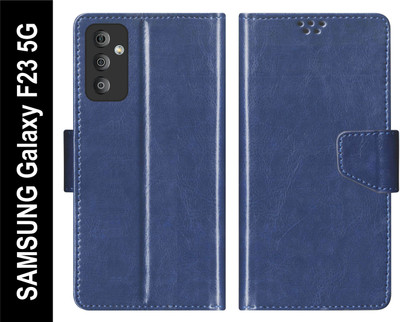 SBMS Flip Cover for SAMSUNG Galaxy F23 5G(Blue, Shock Proof, Pack of: 1)