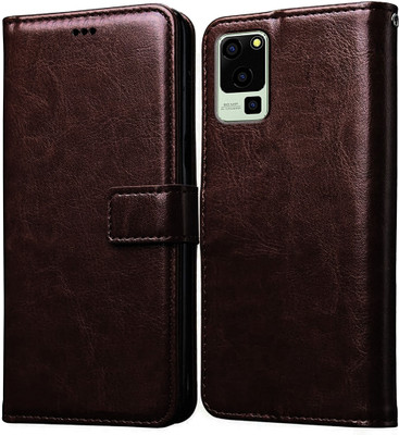 Casotec Flip Cover for Lava Blaze 5G(Brown, Magnetic Case, Pack of: 1)