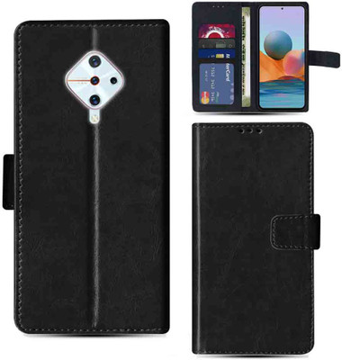 Kalua Mall Flip Cover for Vivo S1 Pro pouch cover | Vivo 1920 pouch cover | Black(Black, Magnetic Case, Pack of: 1)