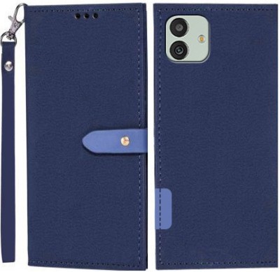 Turncoat Flip Cover for Samsung Galaxy M13 5G(Blue, Grip Case, Pack of: 1)