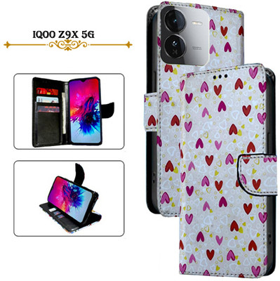 Asmart Flip Cover for iQOO Z9X 5G(White, Pack of: 1)