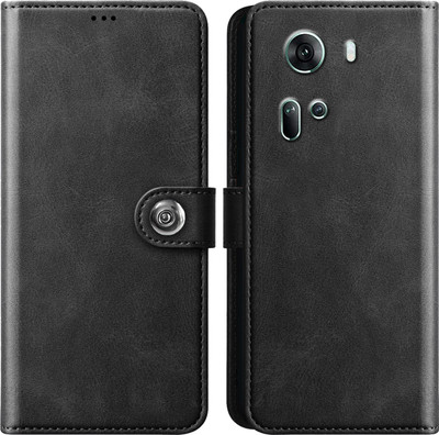 PikTrue Flip Cover for Oppo Reno 11 Pro 5G(Black, Dual Protection, Pack of: 1)