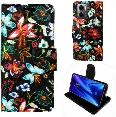Realgo Flip Cover for Redmi 11 Prime 5G(Black, Pack of: 1)