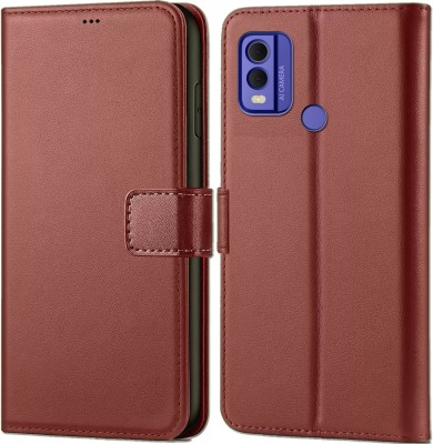 Rofix star Back Cover for NOKIA C22(Brown, Dual Protection, Pack of: 1)