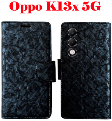 Shanno Enterprises Flip Cover for OPPO K13x 5G(Black, Pack of: 1)