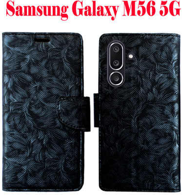 Toklot Flip Cover for Samsung Galaxy M56 5G(Black, Pack of: 1)