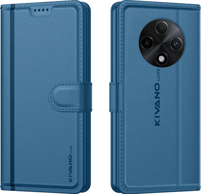 KIVANO LUXE Flip Cover for Realme 13 Plus 5G / Realme P1 Speed 5G(Blue, Magnetic Case, Pack of: 1)