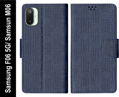 SBMS Flip Cover for SAMSUNG Galaxy F06 5G / SAMSUNG Galaxy M06 5G Back Cover Case with Magnatic Closure(Blue, Shock Proof, Pack of: 1)