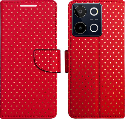 AD Enterprises Flip Cover for LAVA BLAZE 3 5G(Red, Magnetic Case, Pack of: 1)