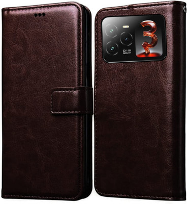 ClickAway Wallet Case Cover for Lava Agni 3 5G |High Premium Class Series Business Edition Flip Back Cover(Brown, Flexible, Pack of: 1)