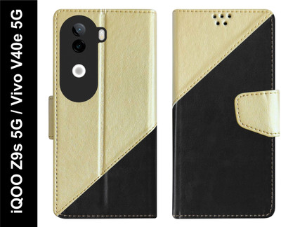 SBMS Flip Cover for iQOO Z9s 5G / Vivo V40e 5G Back Cover Case with Magnatic Closure(Black, Shock Proof, Pack of: 1)