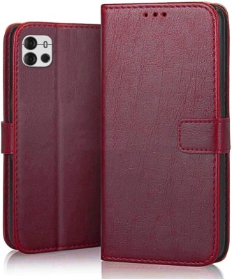 Trending Today Wallet Case Cover for Tecno Spark Go 2023 | Limited Edition Premium Business Series Flip Back Cover Case(Red, Shock Proof, Pack of: 1)