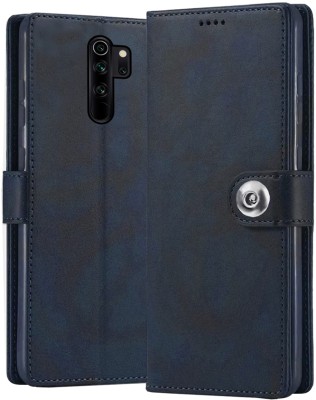 GoPerfect Flip Cover for Mi Redmi Note 8 Pro(Blue, Shock Proof, Pack of: 1)