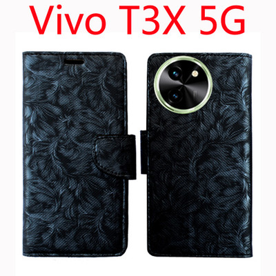 Toklot Flip Cover for Vivo T3X 5G(Black, Pack of: 1)