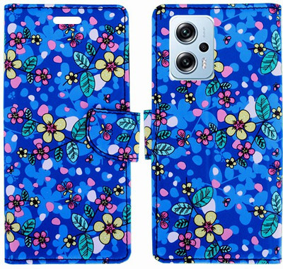 Realgo Flip Cover for Redmi K50i 5G(Blue, Pack of: 1)