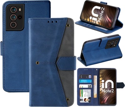 Autofocus Flip Cover for Micromax In Note 2(Blue, Camera Bump Protector, Pack of: 1)
