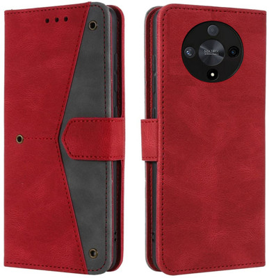 GoPerfect Flip Cover for Honor X9b 5G(Red, Grip Case, Pack of: 1)