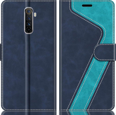 CYOR Flip Cover for Realme X2 Pro(Blue, Multicolor, Dual Protection, Pack of: 1)