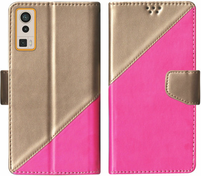 sales express Flip Cover for LAVA Blaze Pro Multicolor(Pink, Shock Proof, Pack of: 1)