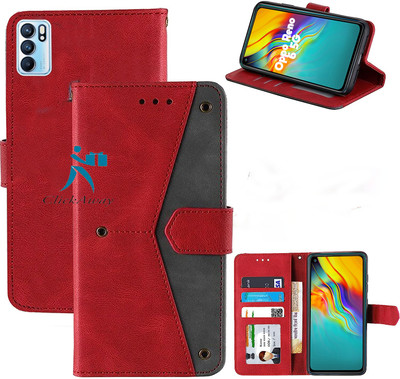 GoPerfect Back Cover for Oppo Reno 6 5G(Red, Shock Proof, Pack of: 1)