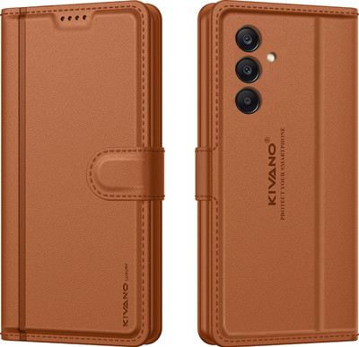 KIVANO LUXE Flip Cover for Samsung Galaxy A25 5G(Brown, Magnetic Case, Pack of: 1)
