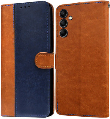Casotec Flip Cover for Samsung Galaxy F54 5G(Brown, Pack of: 1)