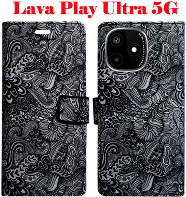 Mxkart Flip Cover for Lava Play Ultra 5G(Multicolor, Pack of: 1)