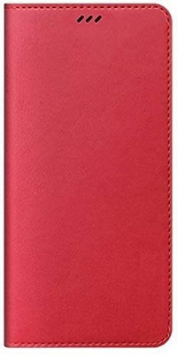 Elica Wallet Case Cover for Samsung Galaxy M21 2021(Red, Hard Case, Pack of: 1)