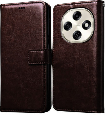 Casotec Flip Cover for Oppo F31 Pro 5G(Brown, Pack of: 1)