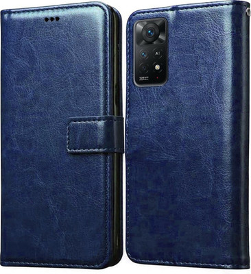 Slugabed Flip Cover for Mi Redmi Note 11 Pro Plus 5G(Blue, Magnetic Case, Pack of: 1)