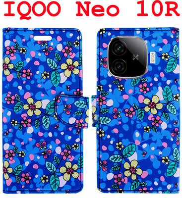 Mxkart Flip Cover for IQOO Neo 10R 5G(Blue, Pack of: 1)