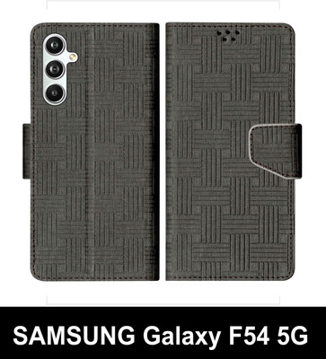 korumacase Flip Cover for SAMSUNG Galaxy F54 5G(Black, Shock Proof, Pack of: 1)