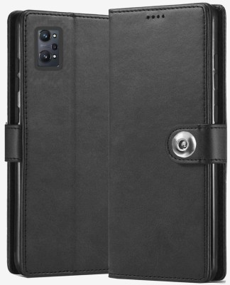 Urban Tech Flip Cover for Realme GT Neo 2 | Leather Case | (Flexible, Shock Proof Back Cover |(Black, Shock Proof, Pack of: 1)