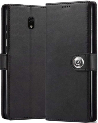 ExclusivePlus Front & Back Case for Mi Redmi 8A | Premium Imported Business Series Wallet Flip Back Cover(Black, Dual Protection, Pack of: 1)