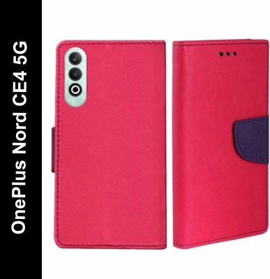 Krumholz Flip Cover for OnePlus Nord CE4 5G(Pink, Dual Protection, Pack of: 1)