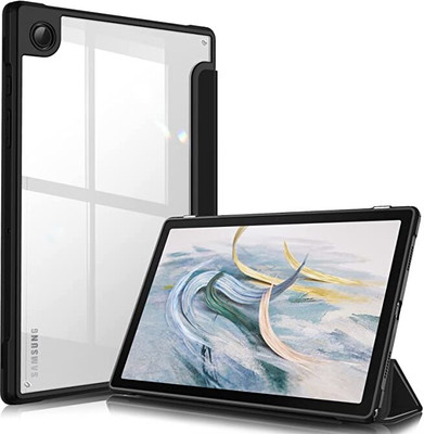 Mystry Box Flip Cover for Samsung Galaxy Tab A8 (10.5 inch) [X200/X205/X207] (2022)(Black, Shock Proof, Pack of: 1)