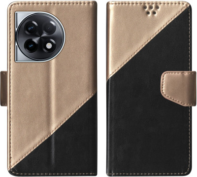 korumacase Flip Cover for OnePlus 11R 5G Multicolor(Black, Shock Proof, Pack of: 1)