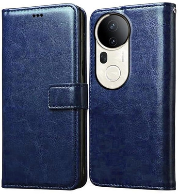 Wearit Flip Cover for vivo T4 Ultra 5G(Blue, Dual Protection, Pack of: 1)