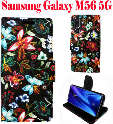Toklot Flip Cover for Samsung Galaxy M56 5G(Black, Pack of: 1)