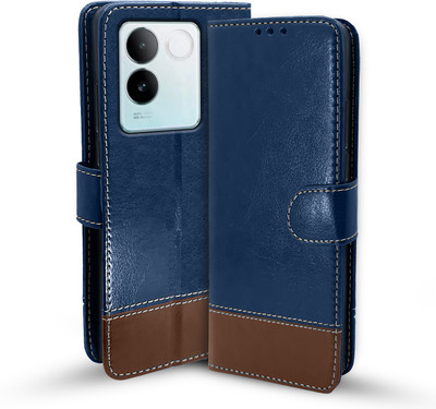 Pikkme Flip Cover for iQOO Z7 Pro 5G(Blue, Pack of: 1)