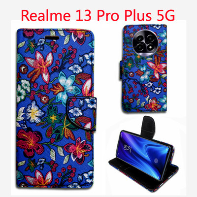 Toklot Flip Cover for Realme 13 Pro Plus 5G(Blue, Pack of: 1)
