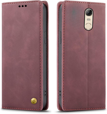 ClickAway Front & Back Case for Mi Redmi 5, Latest Top Notch Product | Rich Look| Premium High Quality Flip Back Cover(Maroon, Shock Proof, Pack of: 1)