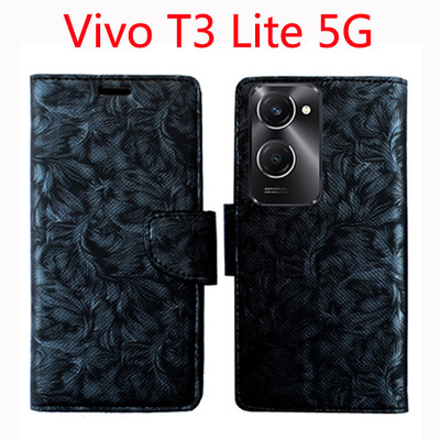 Toklot Flip Cover for Vivo T3 Lite 5G(Black, Pack of: 1)