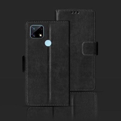 Kalua Mall Flip Cover for Realme Narzo 20(Black, Pack of: 1)