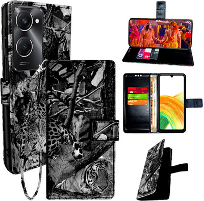 Toklot Flip Cover for Vivo T3 Lite 5G(Black, Pack of: 1)