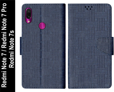 SBMS Flip Cover for Mi Redmi Note 7 Pro / Redmi Note 7 / Redmi Note 7s Back Cover Case(Blue, Shock Proof, Pack of: 1)