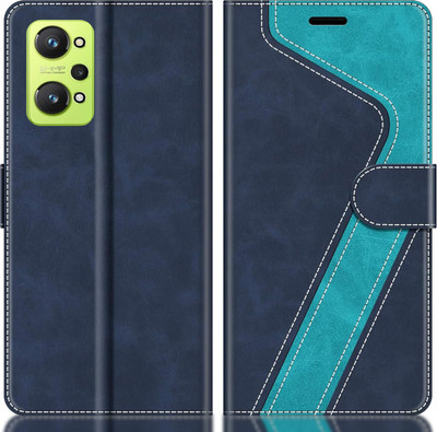 CYOR Flip Cover for REALME GT NEO 2(Blue, Multicolor, Dual Protection, Pack of: 1)